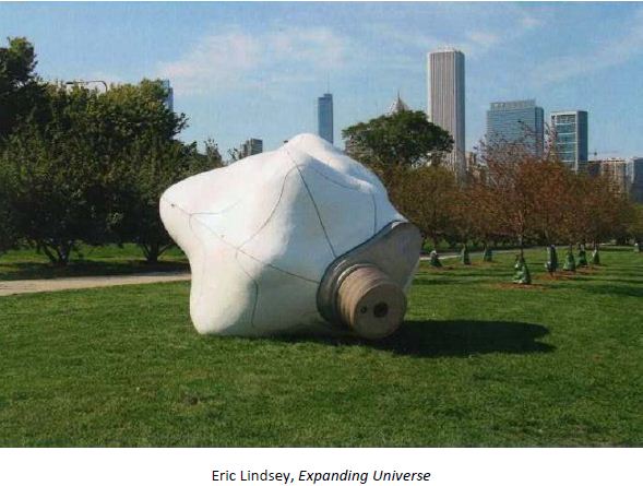 Boulevard Sculpture- Expanding Universe by Eric Lindsey